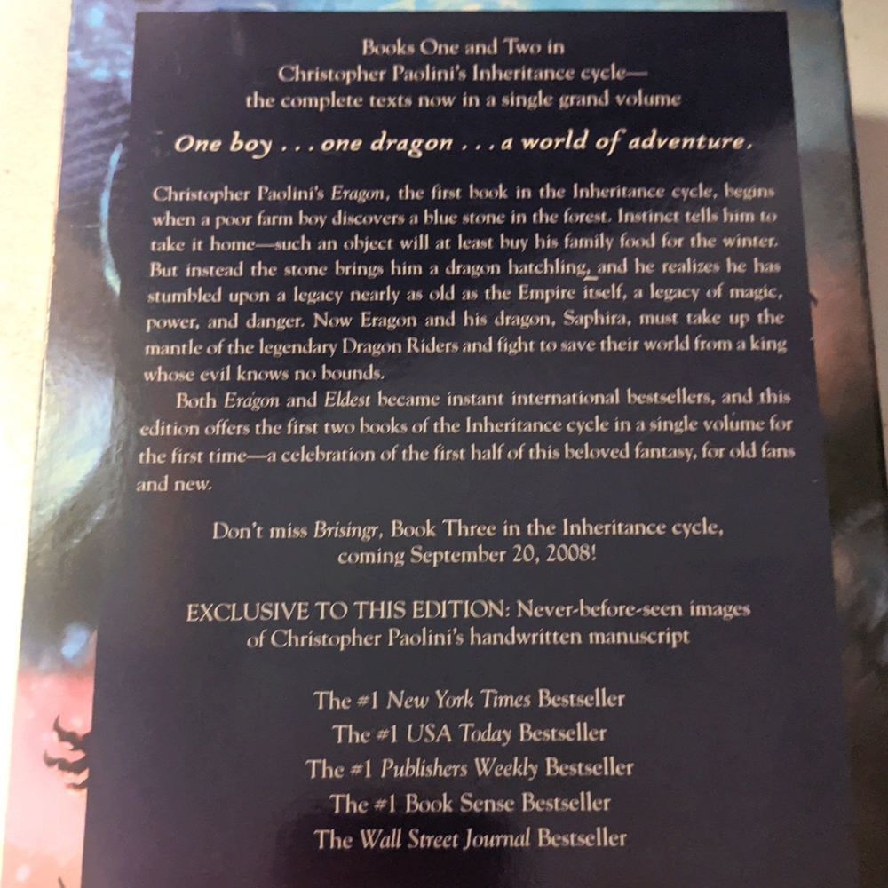 Eragon/Eldest by Christopher Paolini - Picture 2 of 7